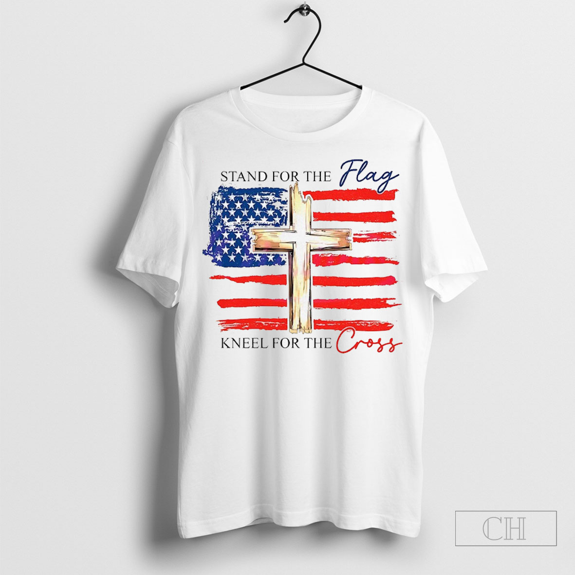 American Stand For The Flag Kneel For The Cross Shirt