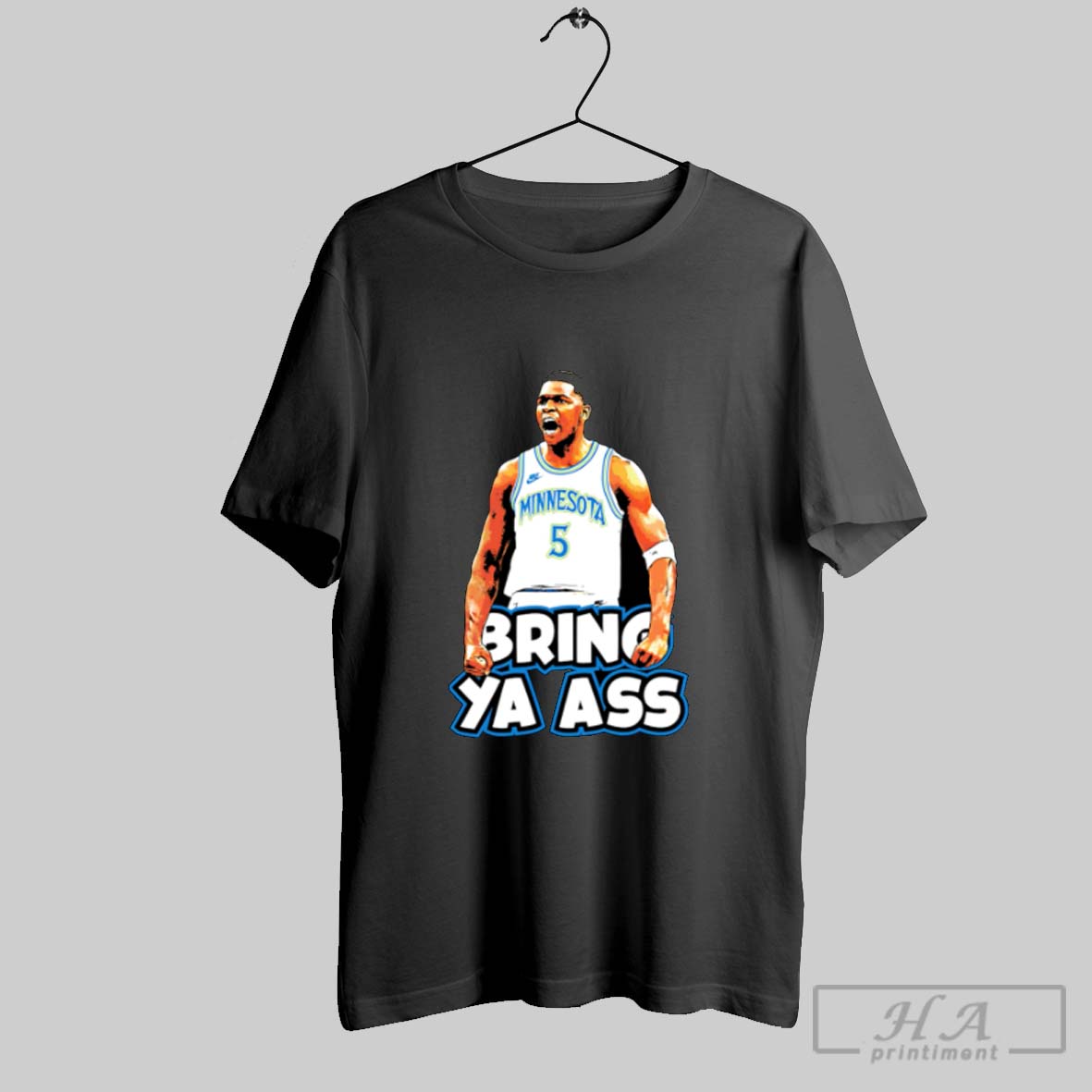 Anthony Edwards Bring Ya Ass Playoff Minnesota Timberwolves Shirt