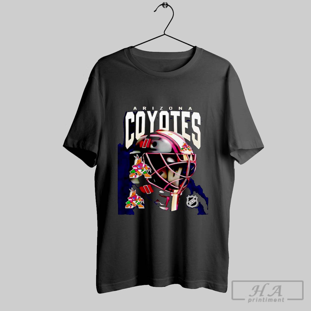 Arizona Coyotes Helmet Penalty Box Shirt