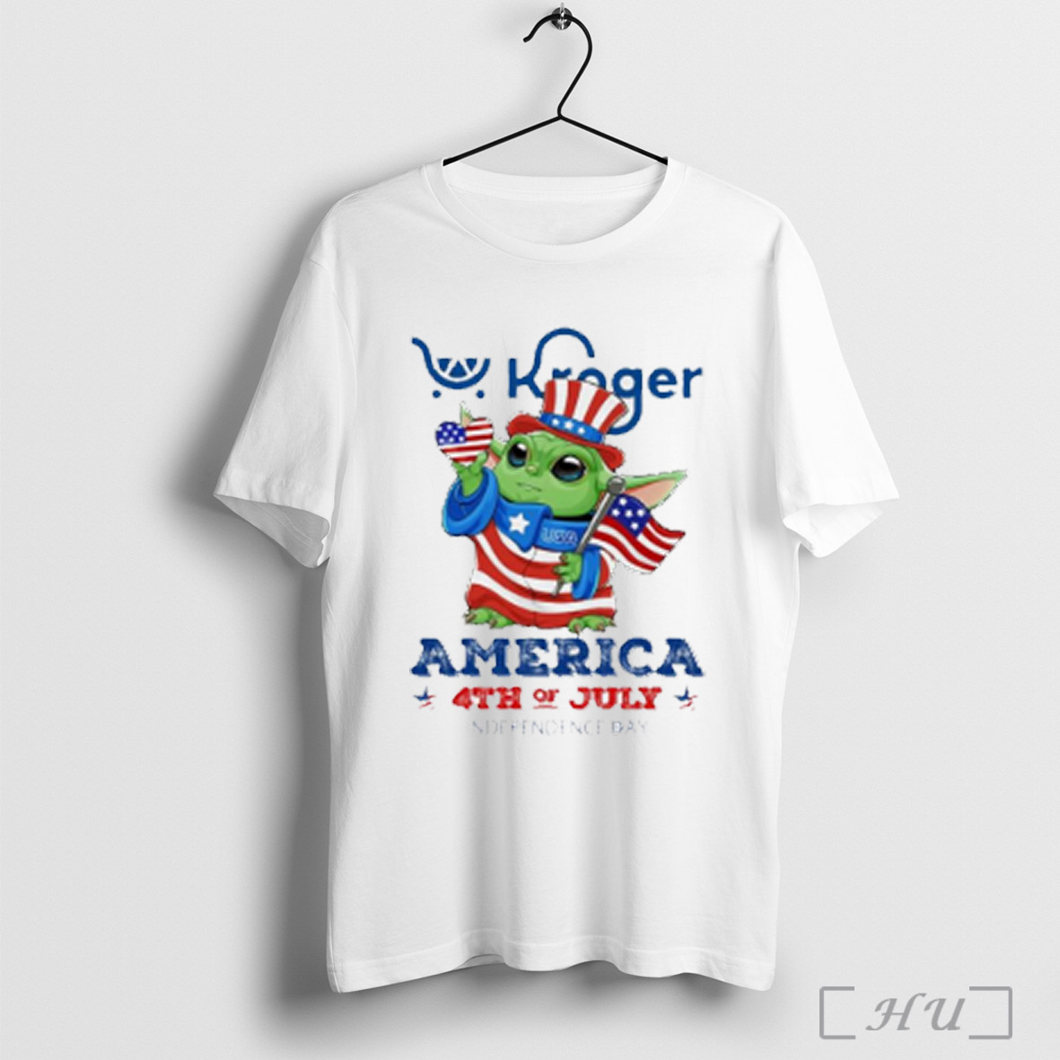 Baby Yoda Kroger America 4th Of July Independence T Shirt Sweatshirt Png