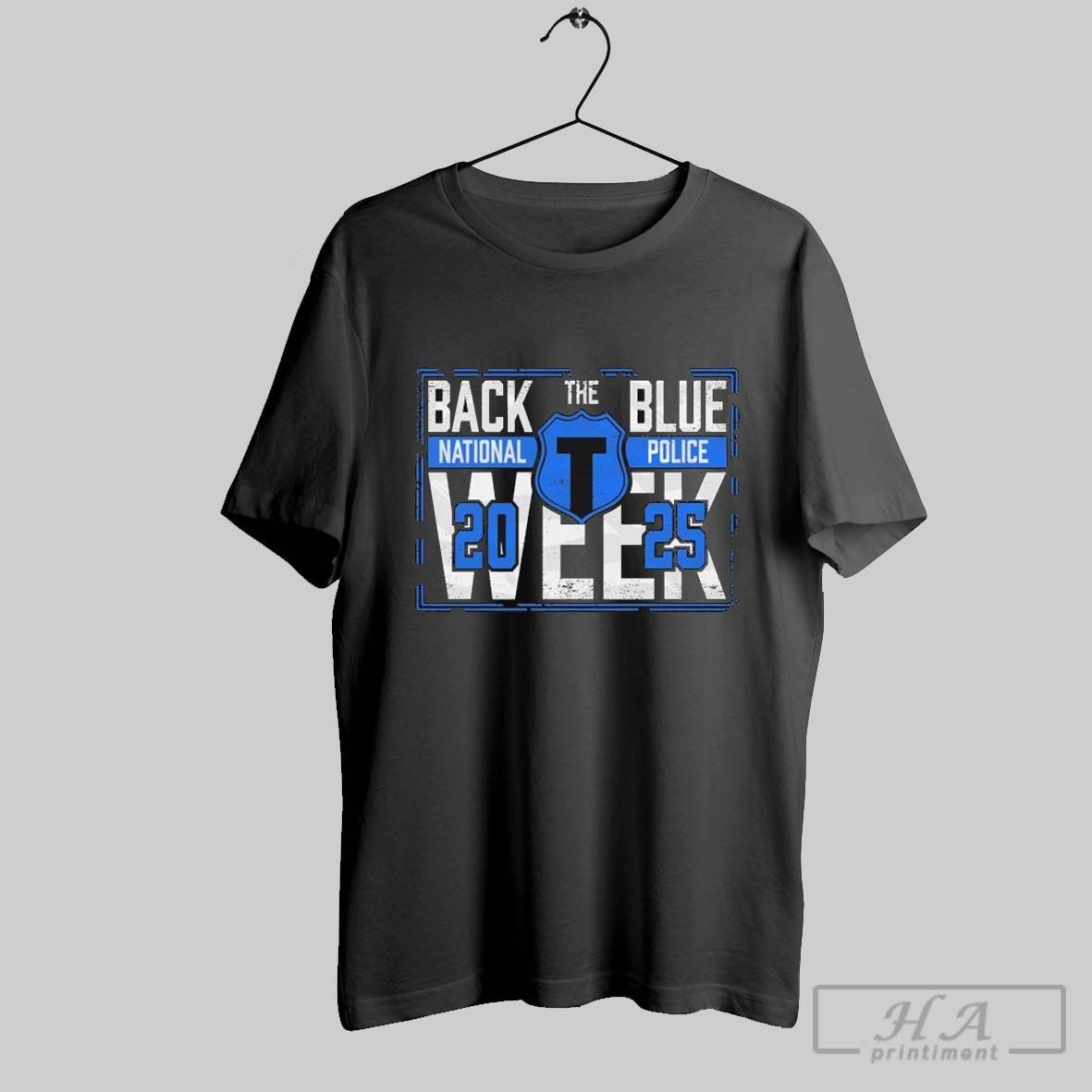 Back The Blue National Police Commemorative 2025 T Shirts