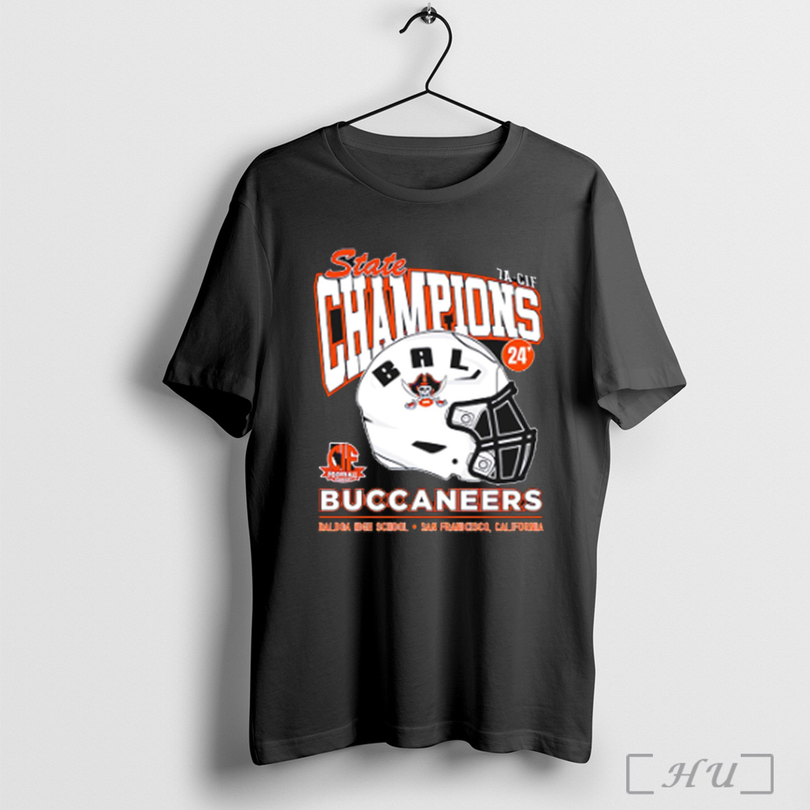 Balboa State Champs Buccaneers Helmet T Shirt Sweatshirt