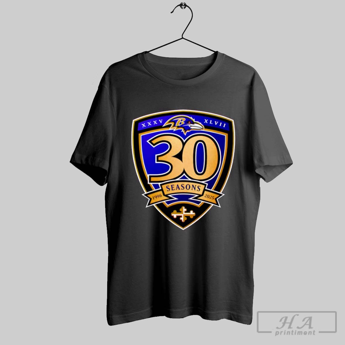 Baltimore Ravens 30 Seasons 1996 2025 Shirt