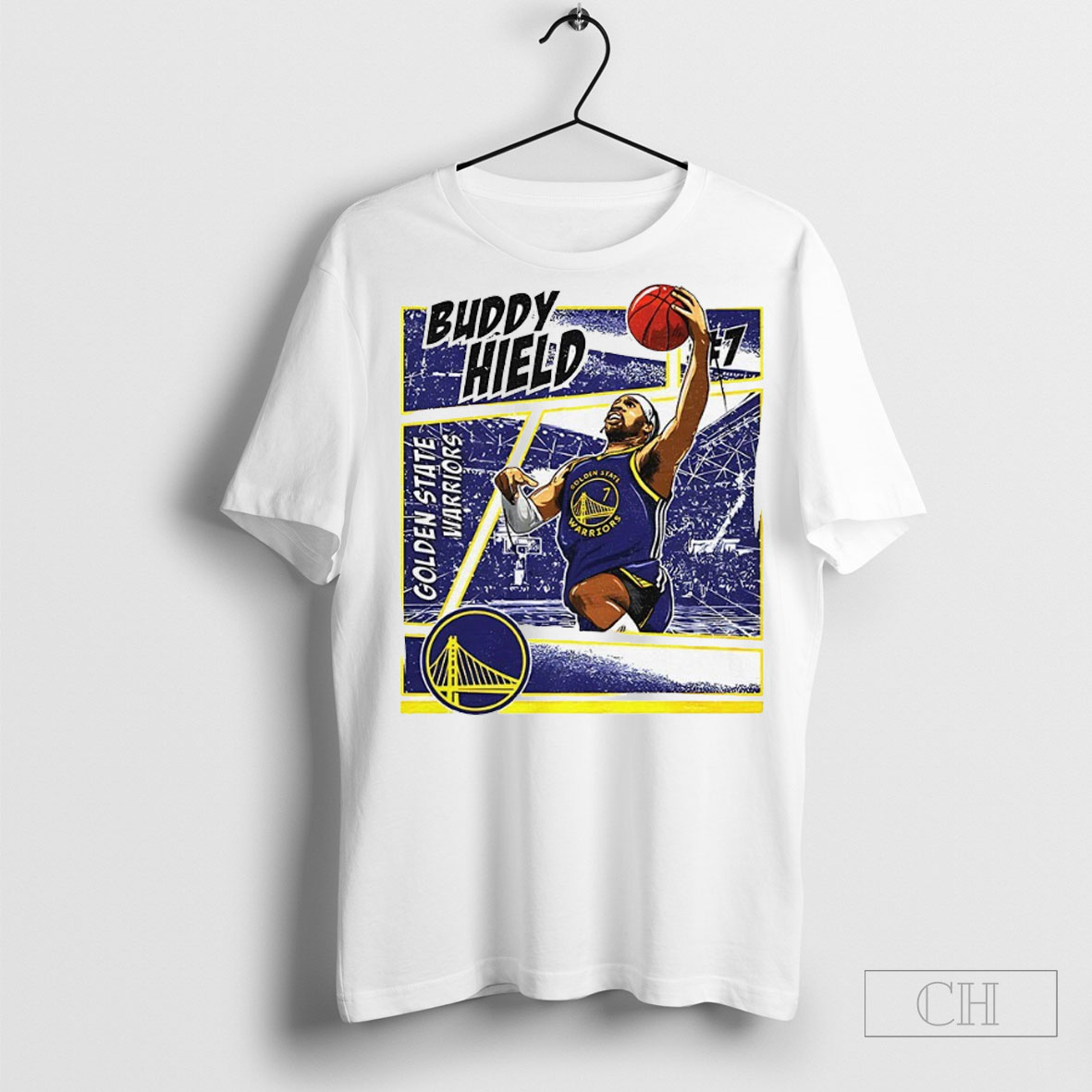Buddy Hield Golden State Warriors Basketball Player Comic Signature Shirt