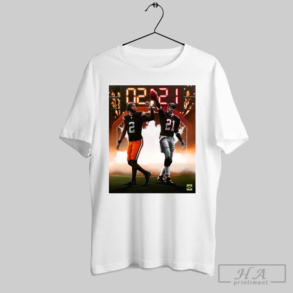 Cleveland Browns Shedeur Sanders Vs Deion Sanders The Next Generation Of Prime Time Is Here Poster T Shirt