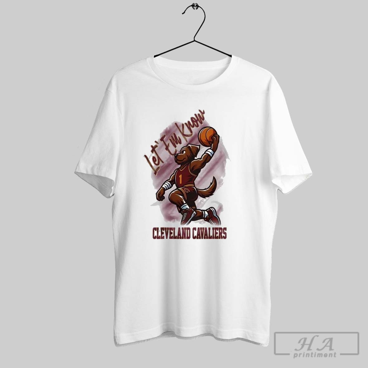 Cleveland Cavaliers Let Em Know Mascot T Shirts
