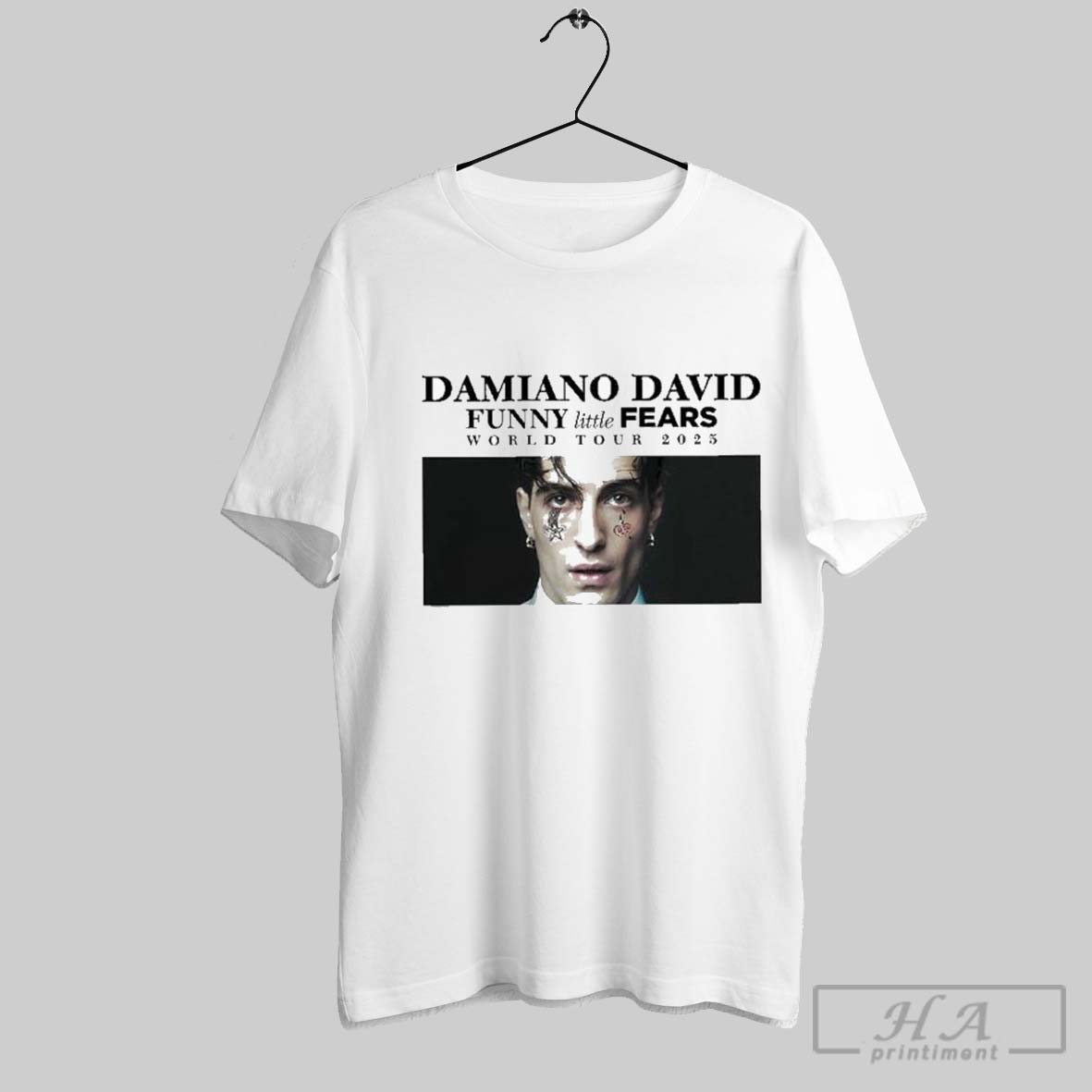 Damiano David Funny Little Fears World Tour 2025 Dates T Shirts