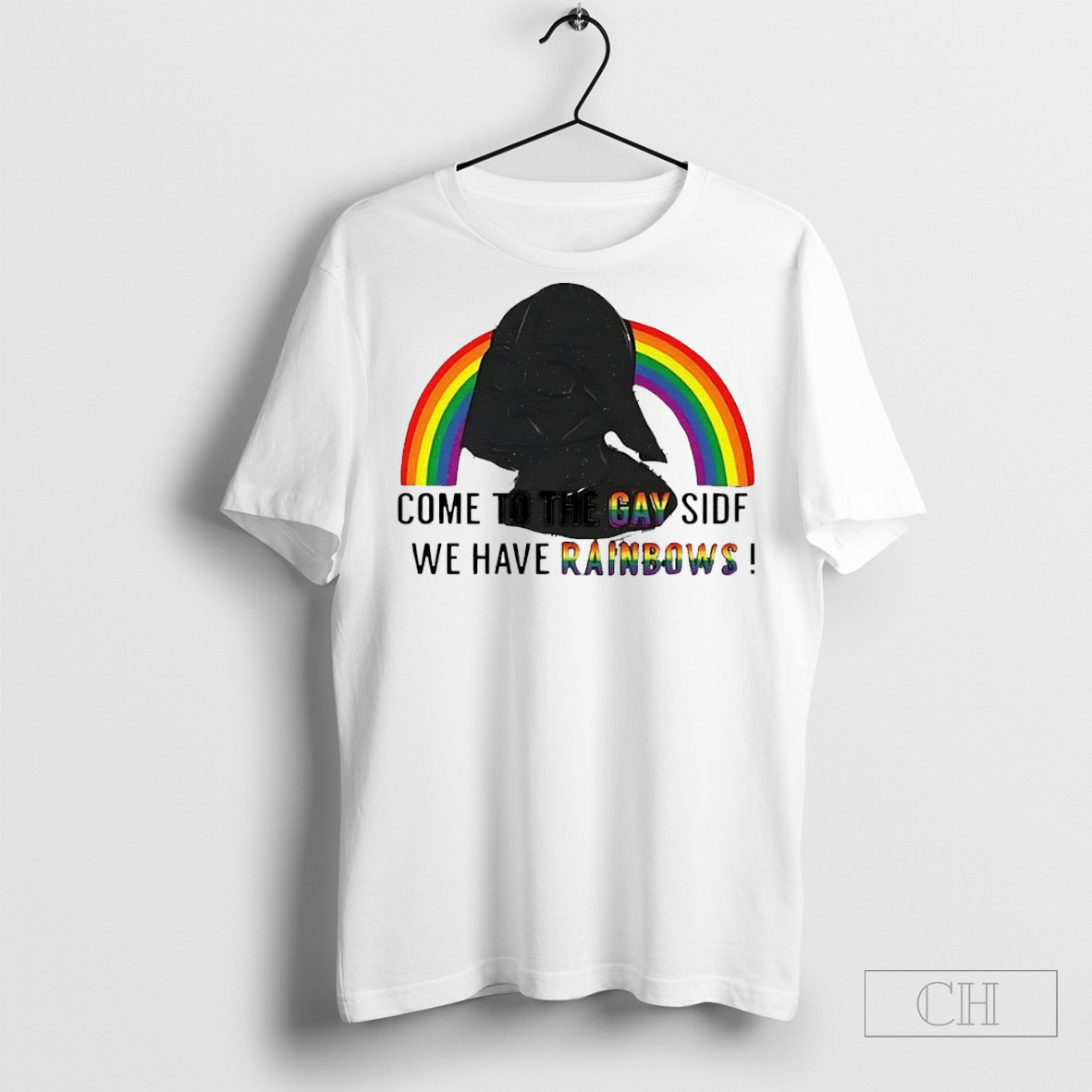 Darth Vader Come To The Gay Side We Have Rainbows Shirt
