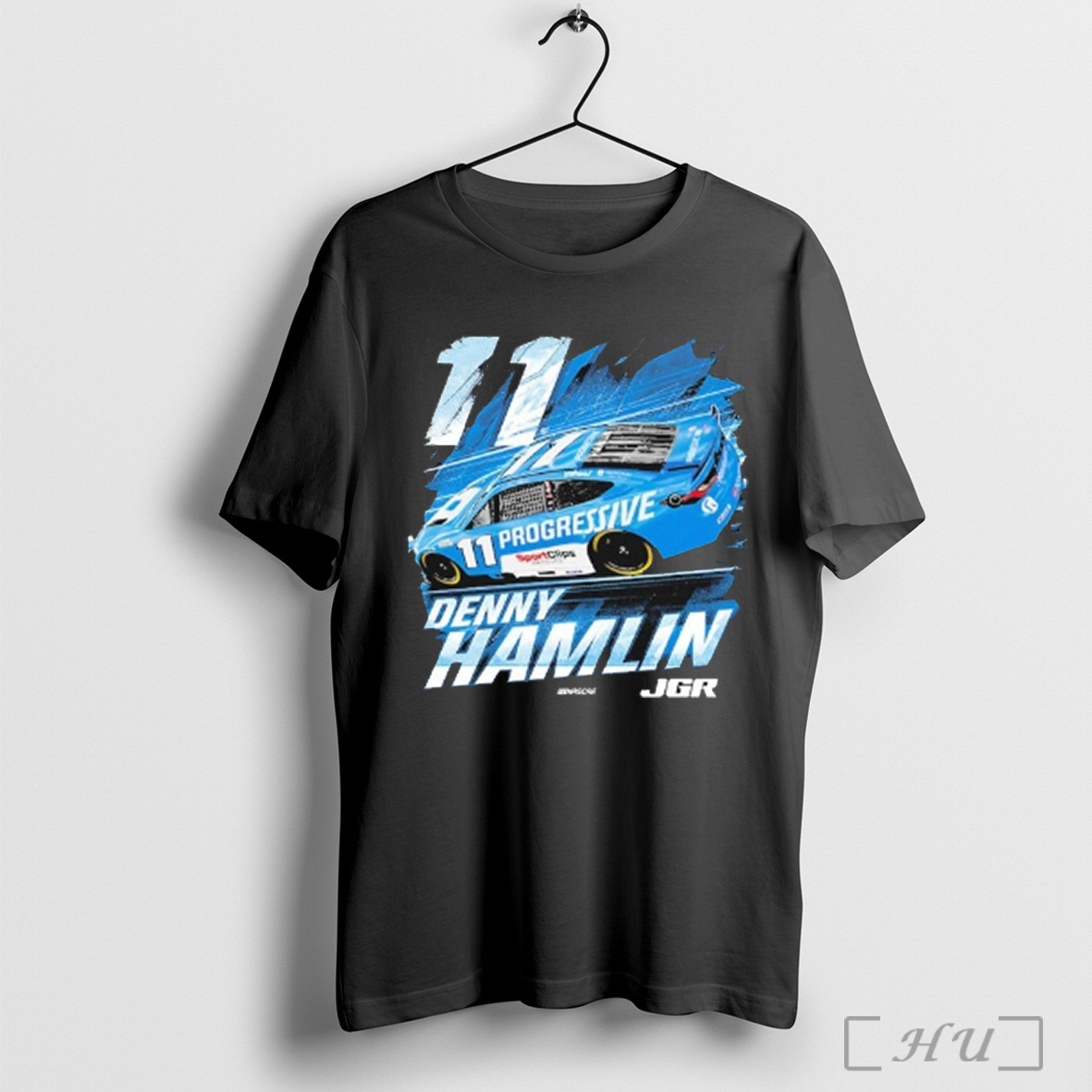 Denny Hamlin Joe Gibbs Racing Team Progressive Car T Shirt Sweatshirt