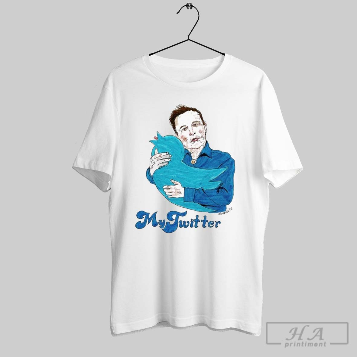 Elon Musk My Twitter Bird T Shirts