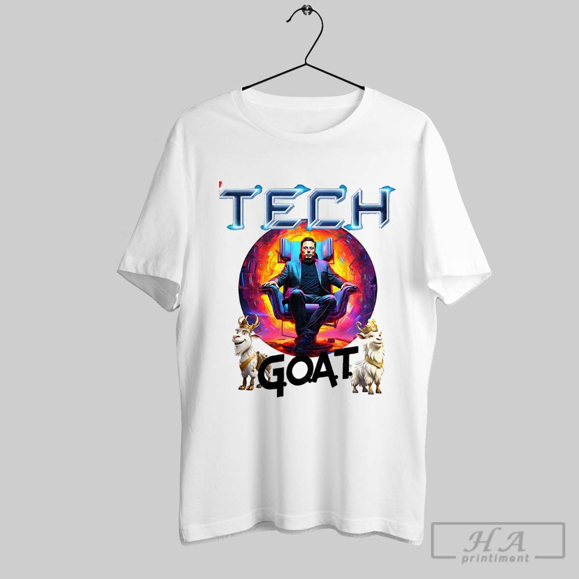 Elon Musk Tech Goat Shirt