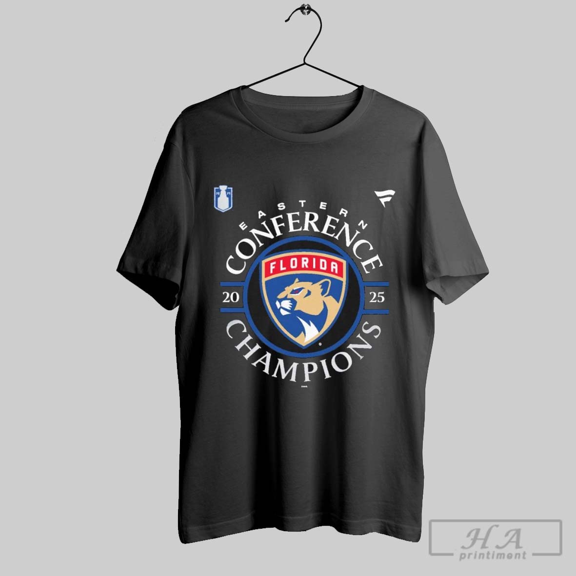 Florida Panthers 2025 Eastern Conference Champions Locker Room T Shirt
