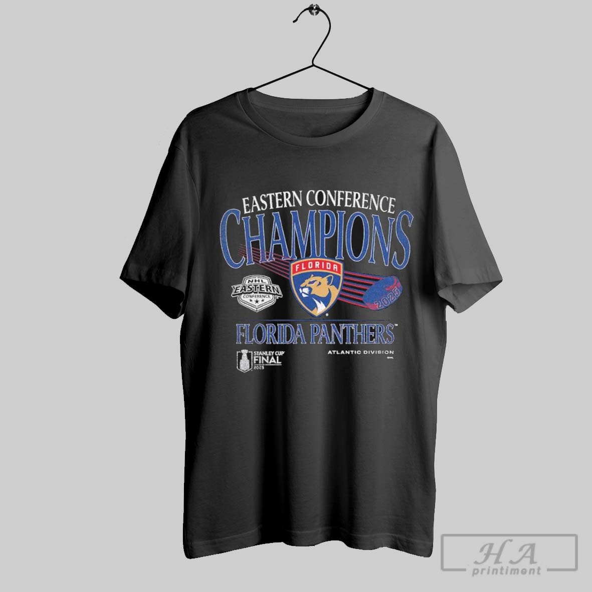 Florida Panthers 2025 Eastern Conference Champions Old School T Shirt
