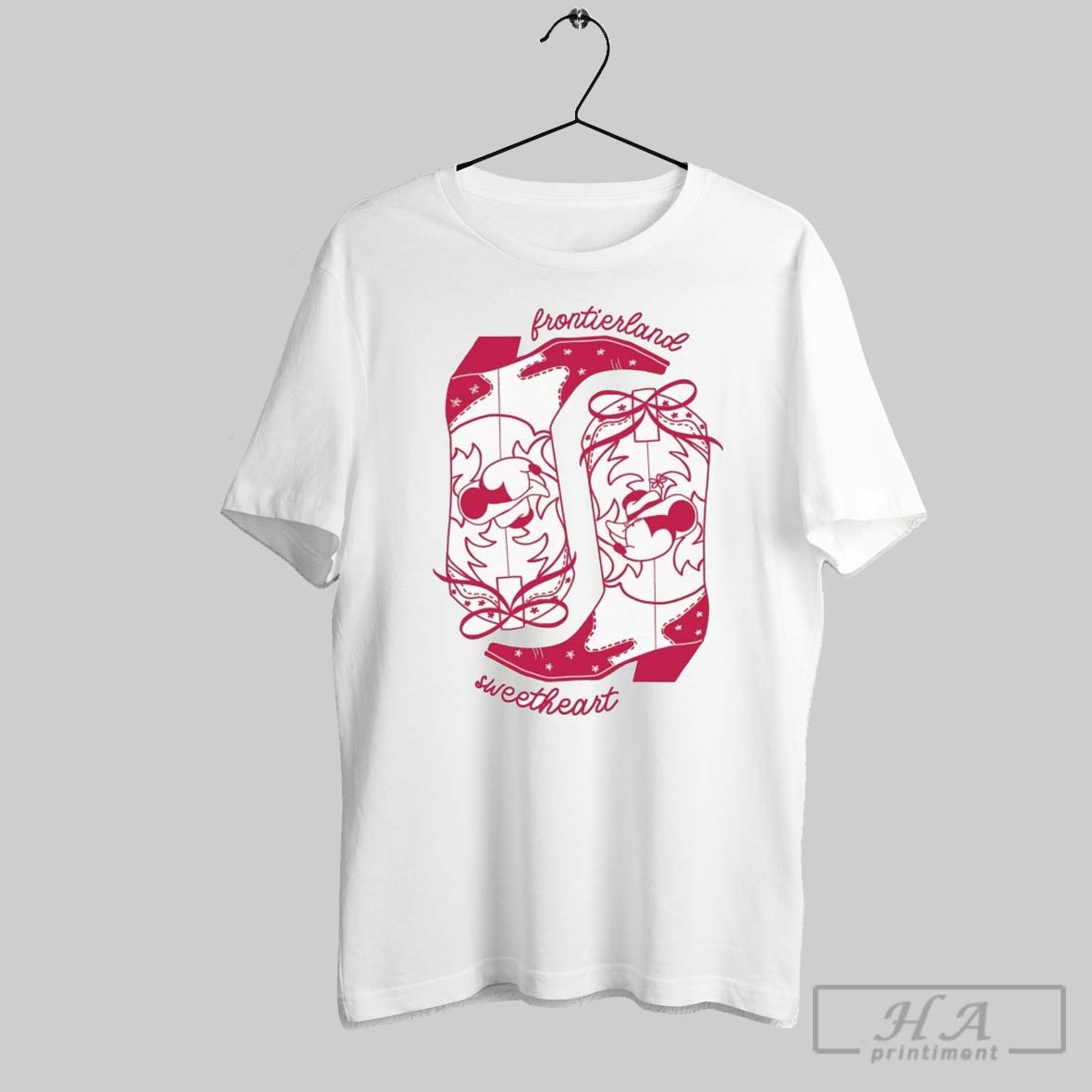 Frontierland Sweetheart Boots T Shirts