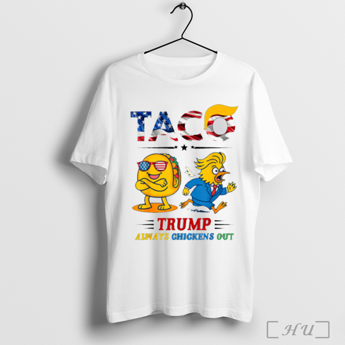 Funny Trump Taco Trump Always Chickens Out T Shirt Sweatshirt