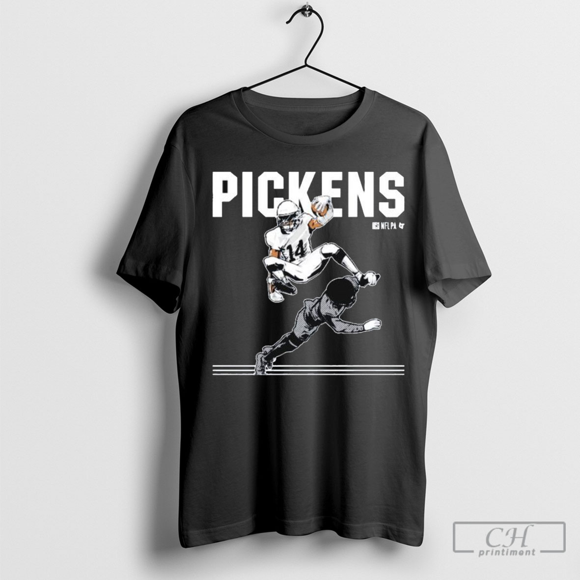 George Pickens Dallas Hurdle Dallas Cowboys Tee Shirt