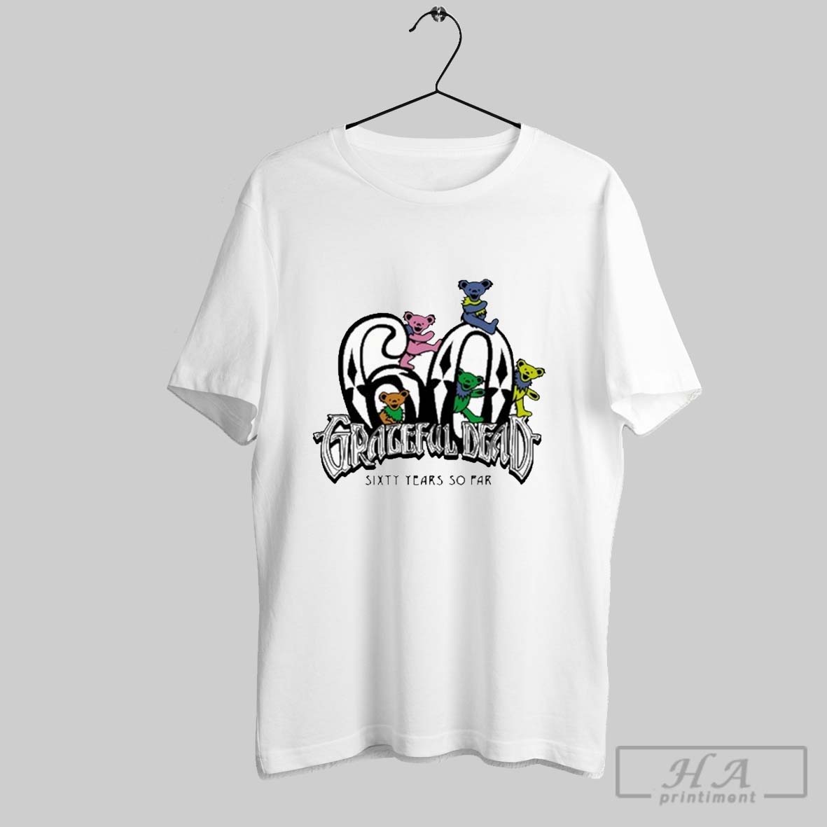 Grateful Dead Diamond Bears 60 Years So Far T Shirts