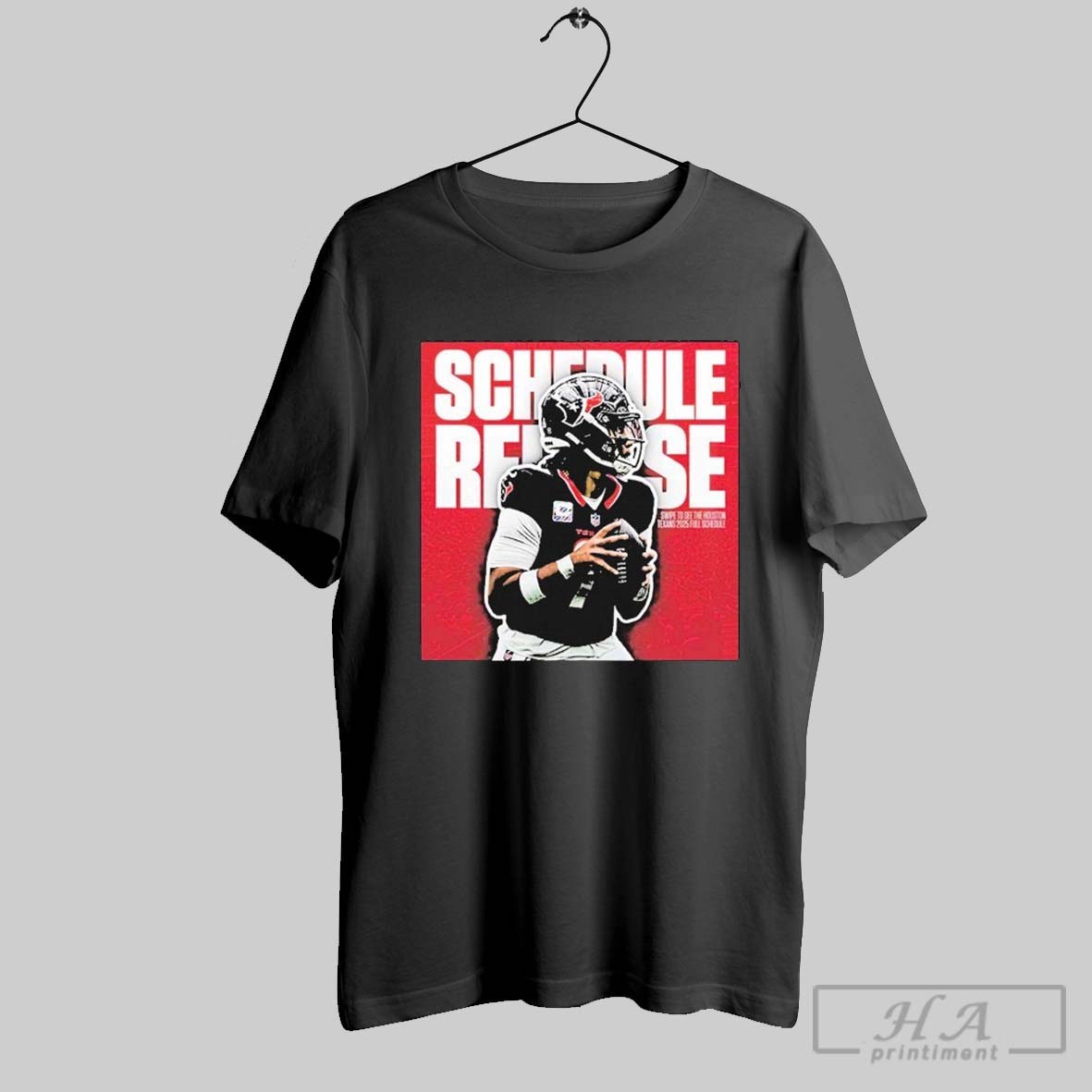 Houston Texans 2025 Nfl Full Schedule Release T Shirts