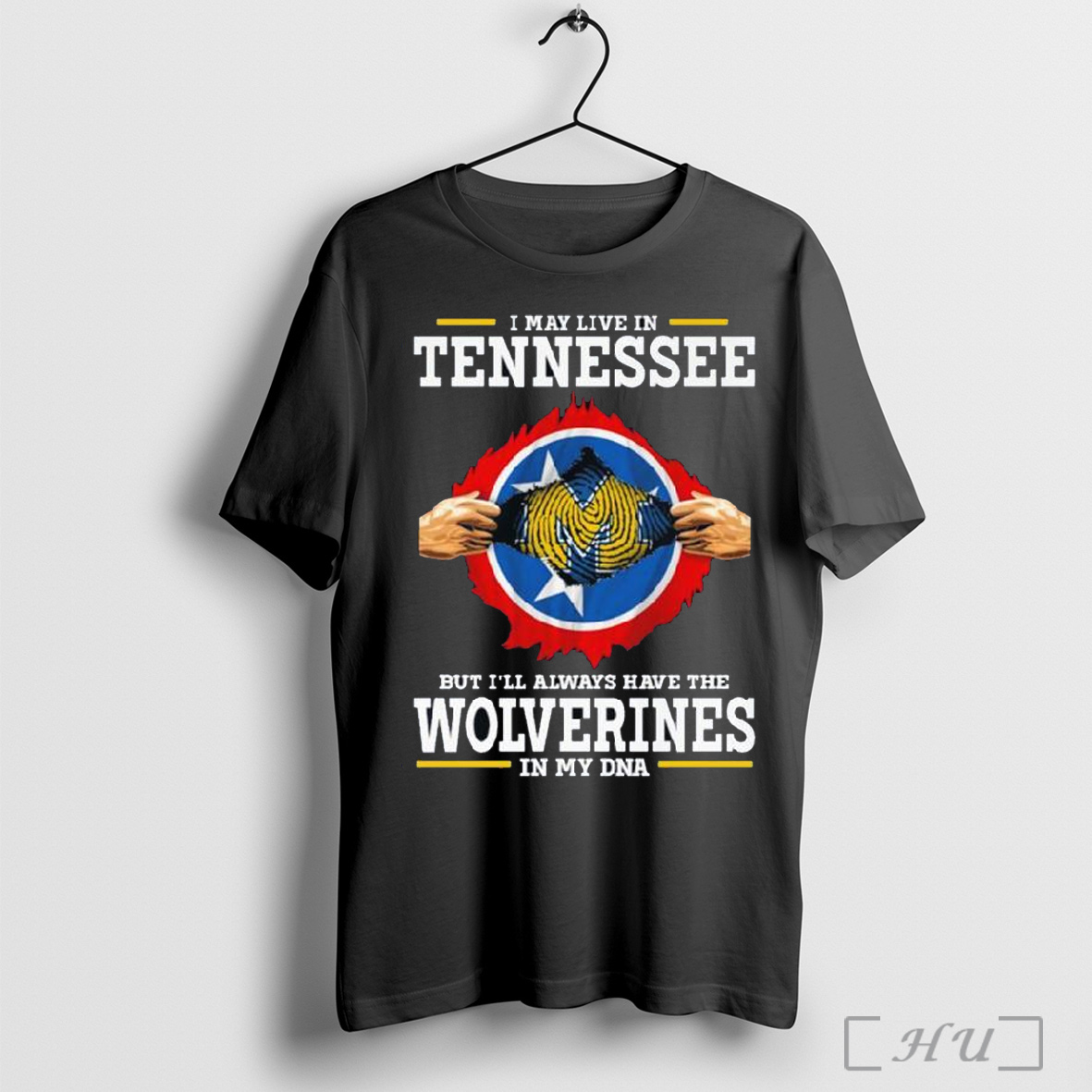 I May Live In Tennessee But Ill Always Have The Wolverines In My Dna Shirt Sweatshirt