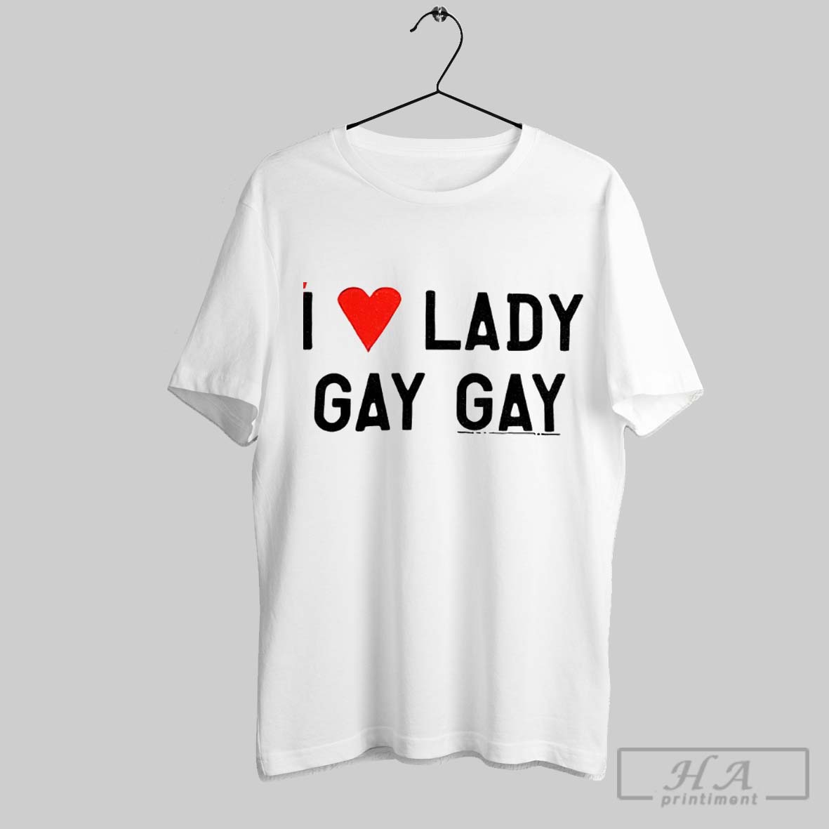 I Love Lady Gay Gay Shirt