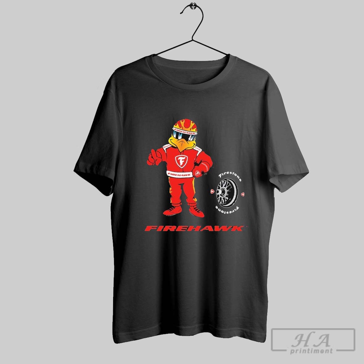 Indycar Firestone Fire Hawk Mascot T Shirts