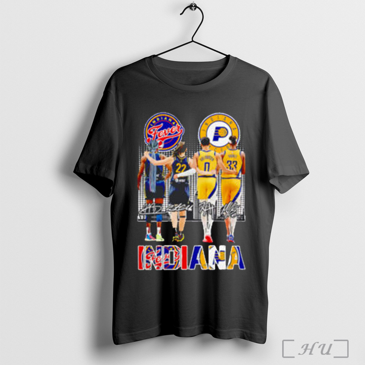 Indiana Fever And Indiana Pacers Signatures T Shirt Sweatshirt