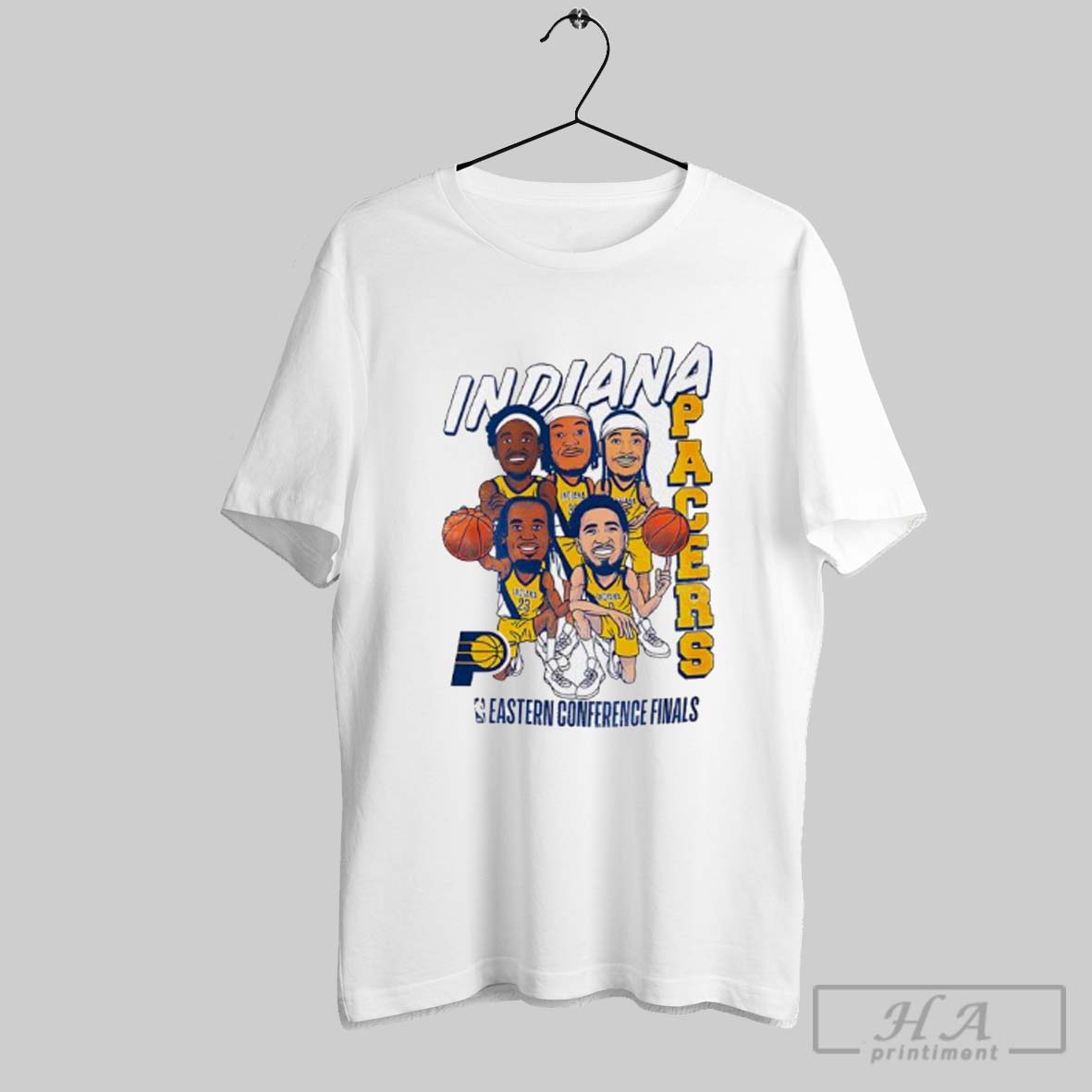 Indiana Pacers Eastern Conference Finals Cartoon Shirt