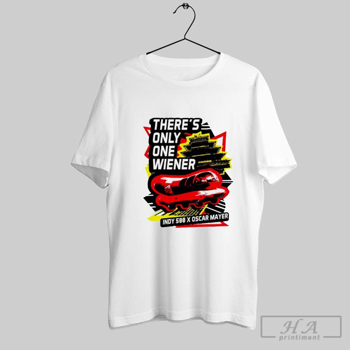 Indy 500 Oscar Mayer Theres Only One Wiener Shirt