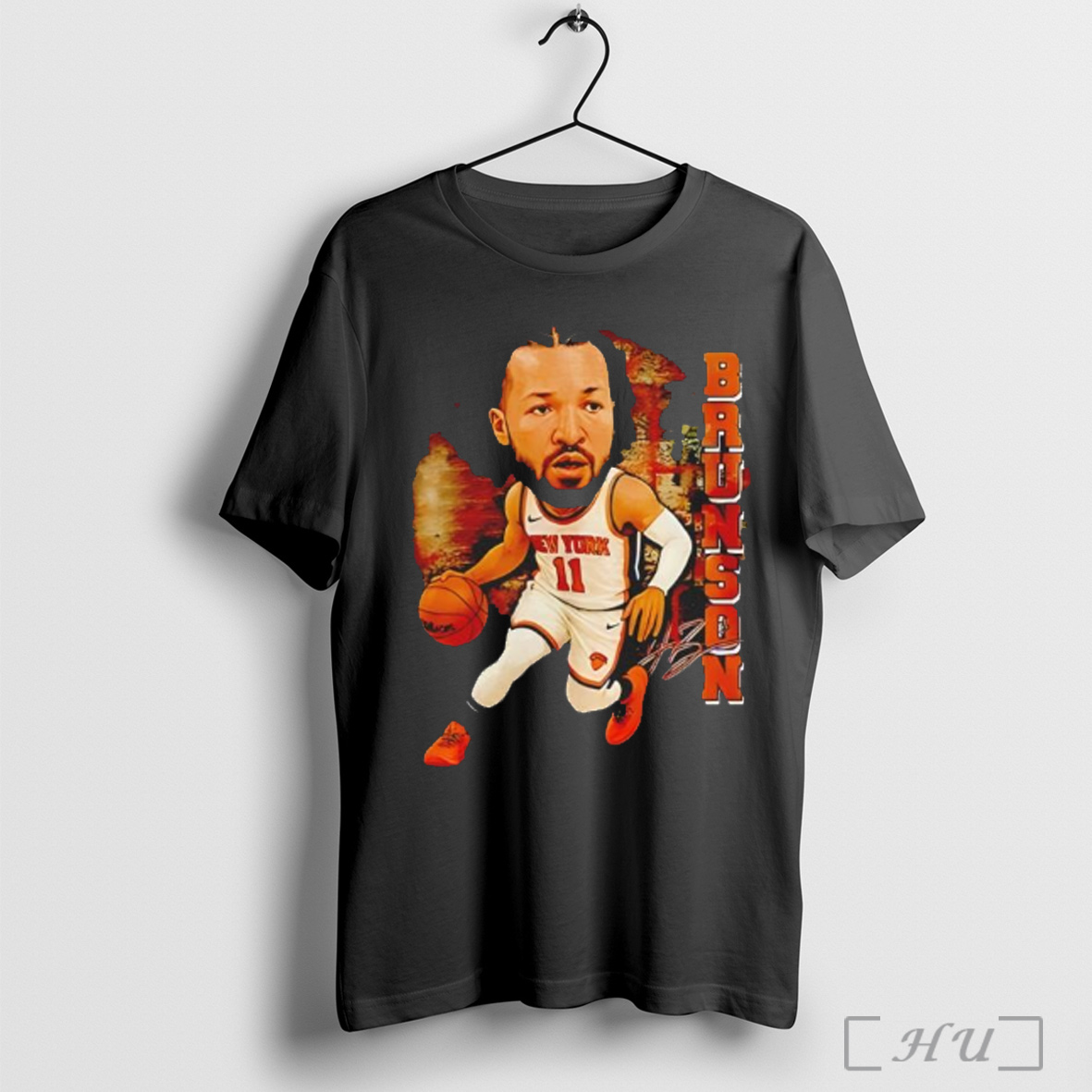 Jalen Brunson New York Knicks Nba Draft Cartoon T Shirt Sweatshirt