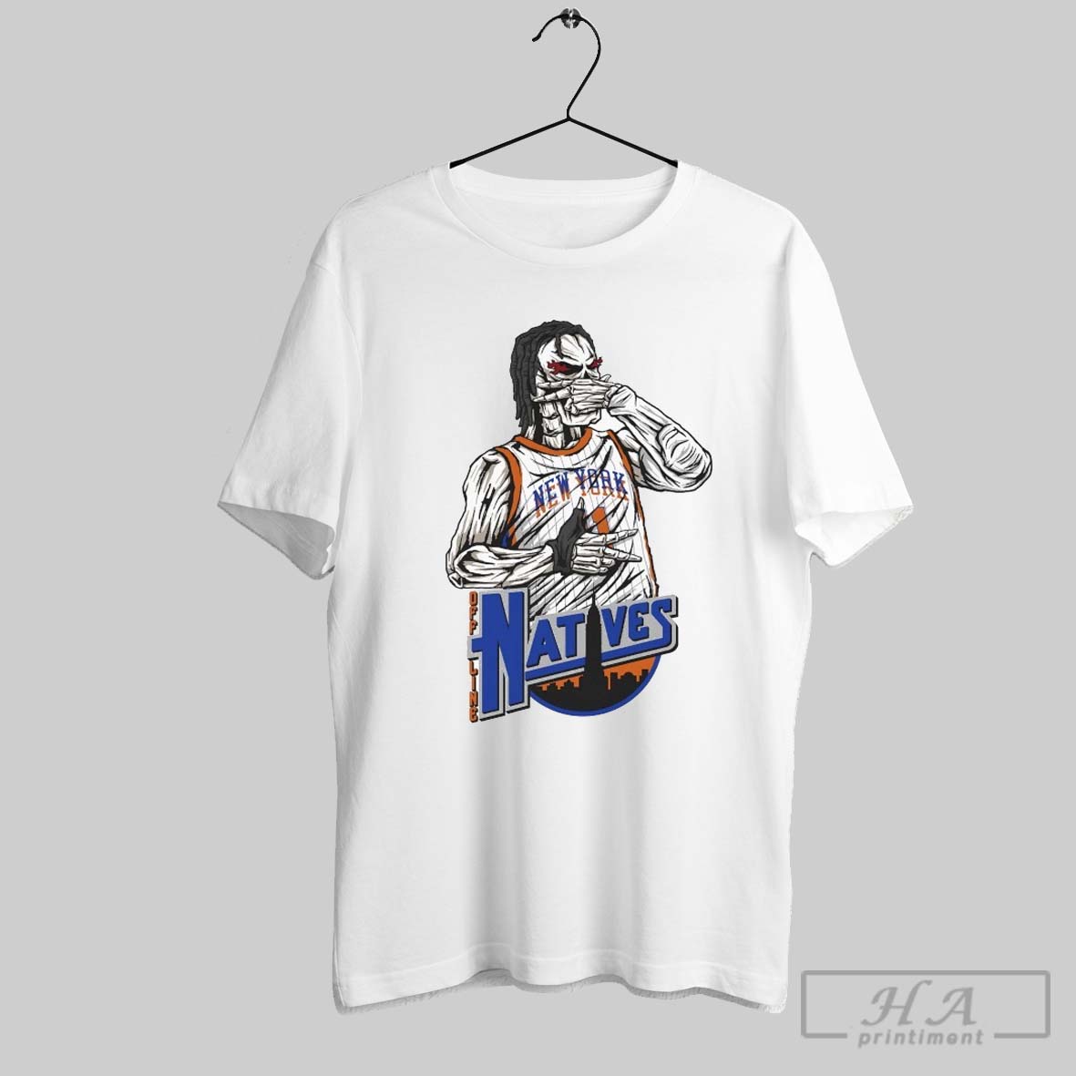 Jalen Brunson Three Point Celebration Natives New York Knicks T Shirts
