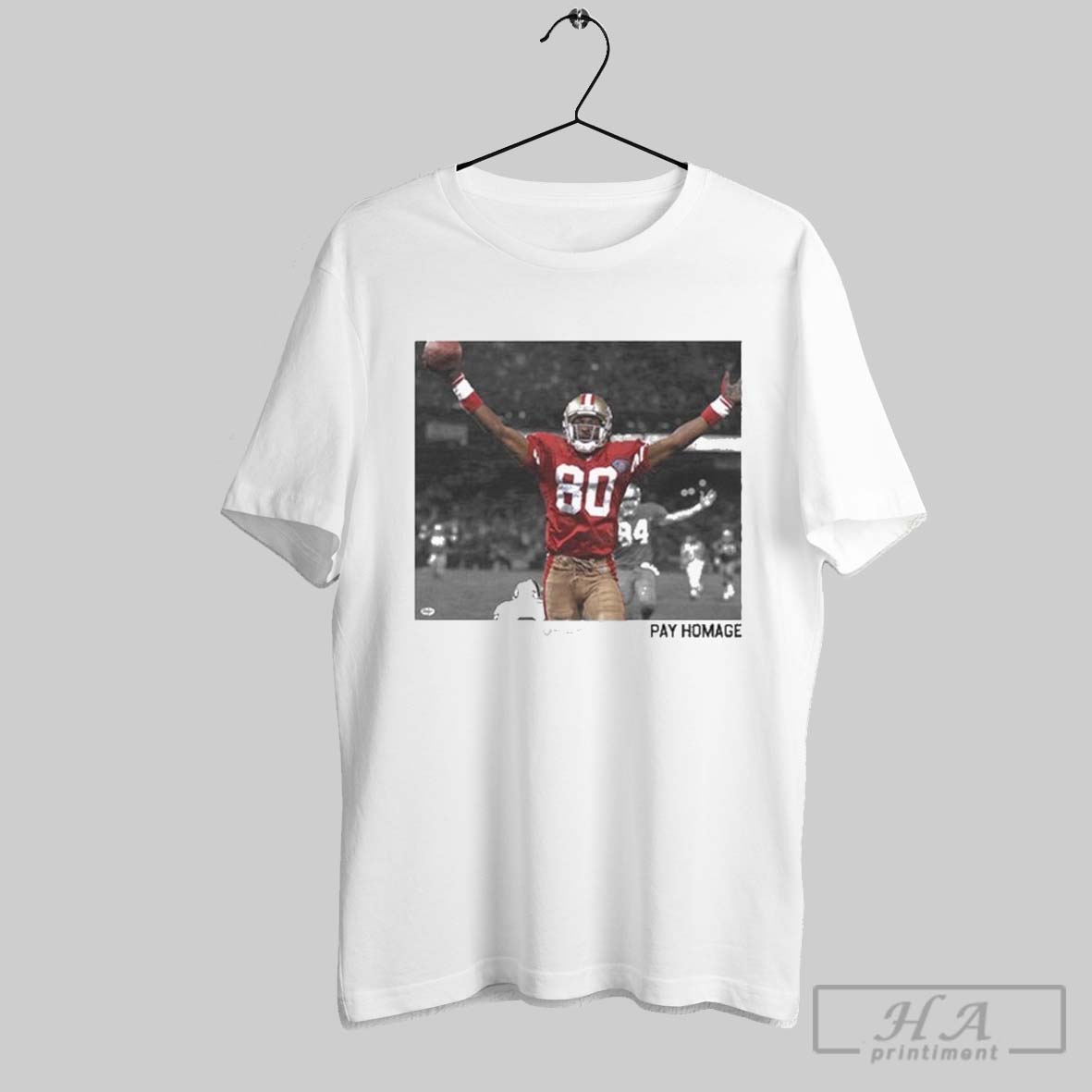Jerry Rice Pay Homage T Shirts