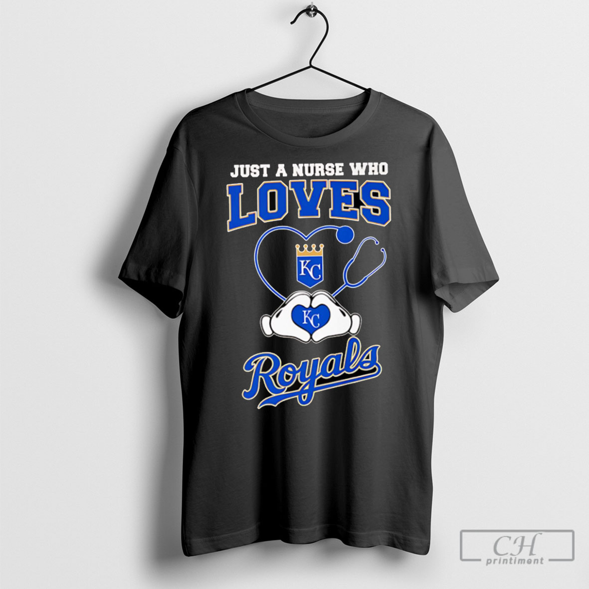 Just A Nurse Who Loves Kansas City Royals Shirt