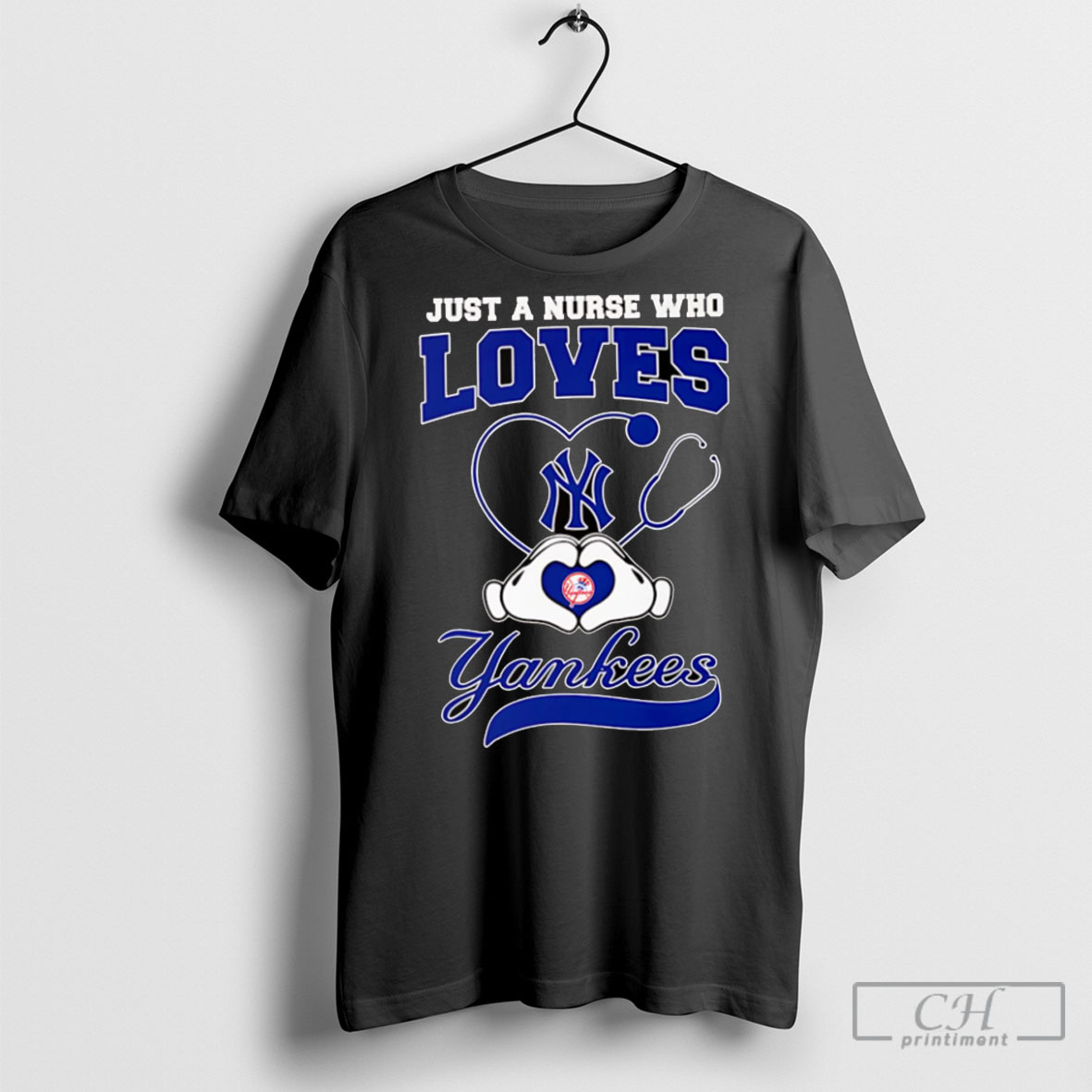 Just A Nurse Who Loves New York Yankees Shirt