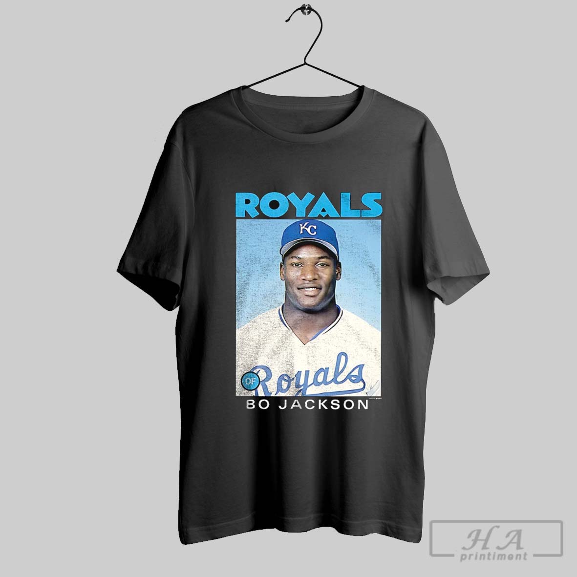 Kansas City Royals Bo Jackson Mlb Baseball Card Player Shirt