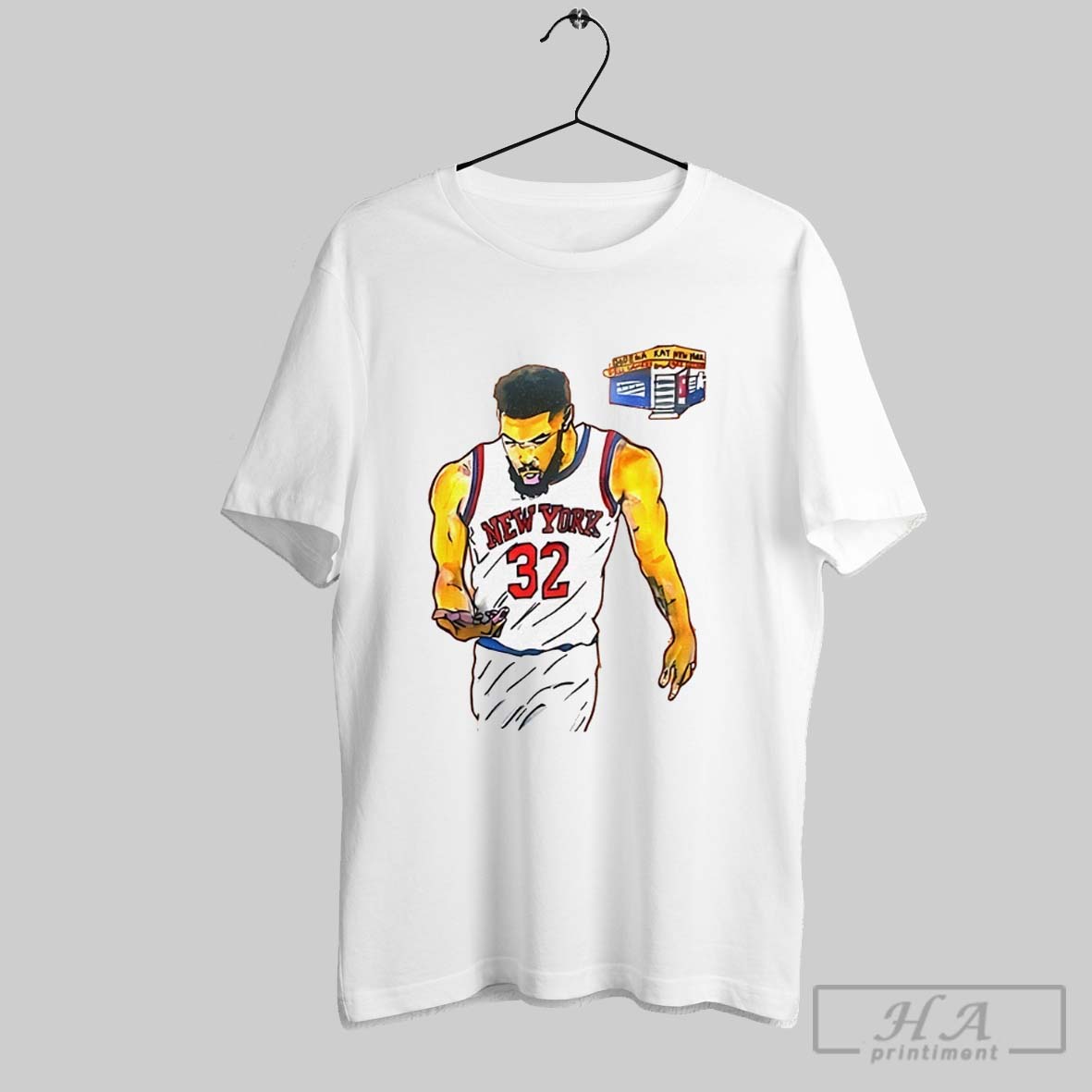 Karl Anthony Towns Kat Hand Drawn Shirt