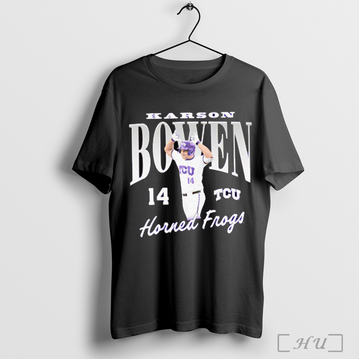 Karson Bowen Tcu Horned Frogs Portrait T Shirt Sweatshirt