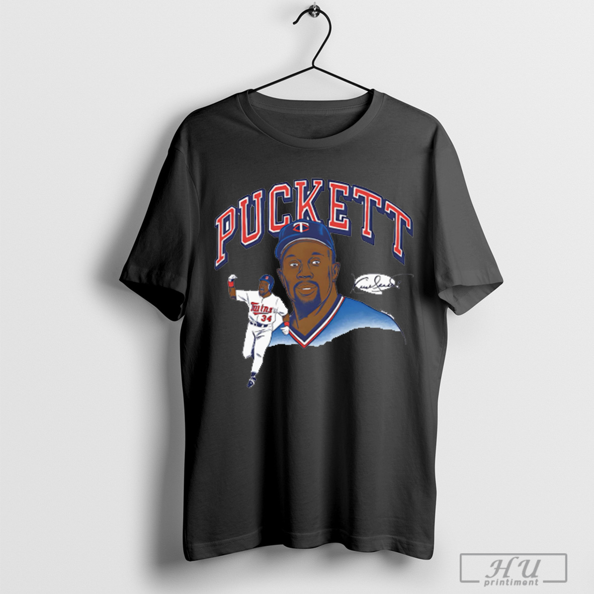 Kirby Puckett Minnesota Twins Player Graphic T Shirt Sweatshirt