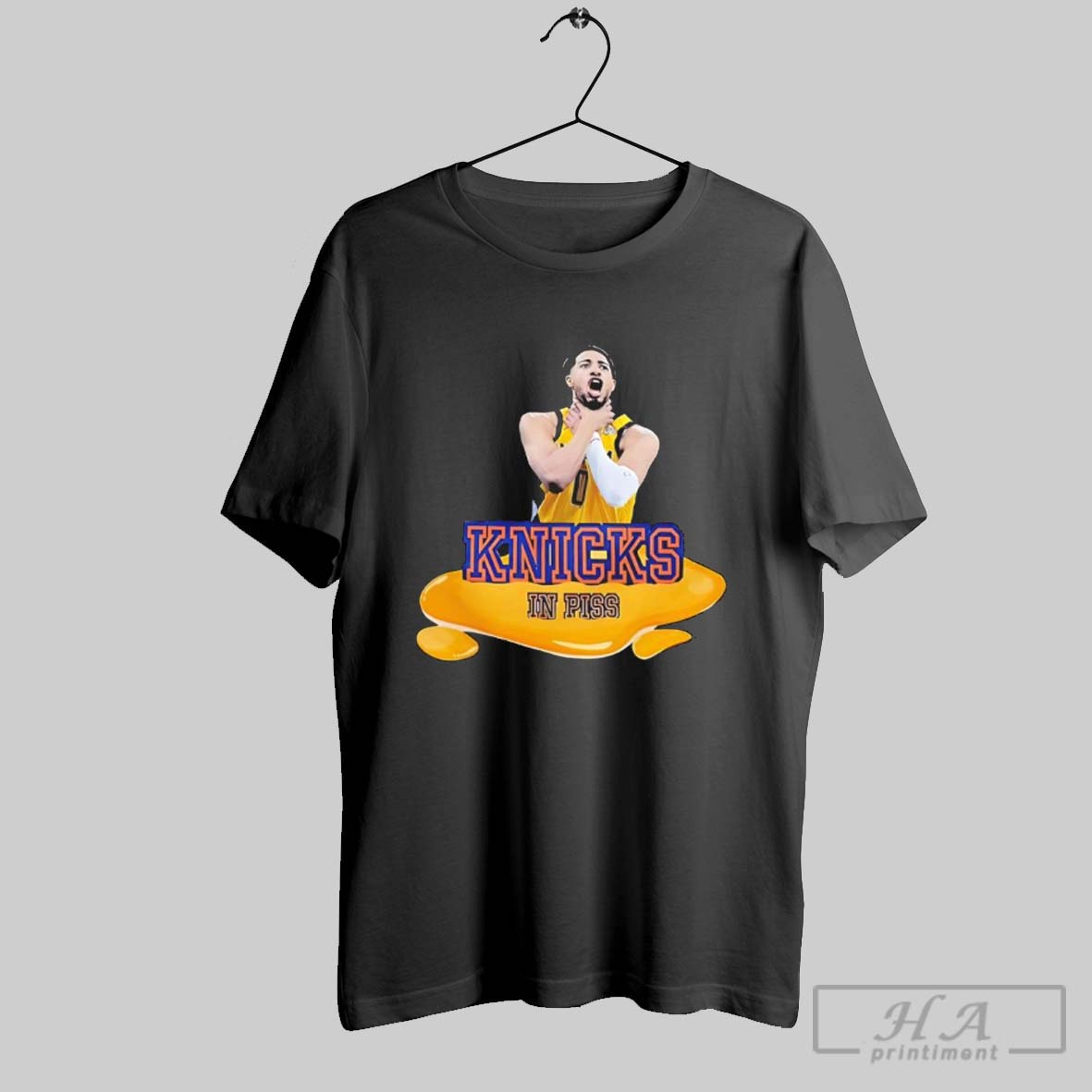 Knicks In Piss Tyrese Haliburton Choke Shirt
