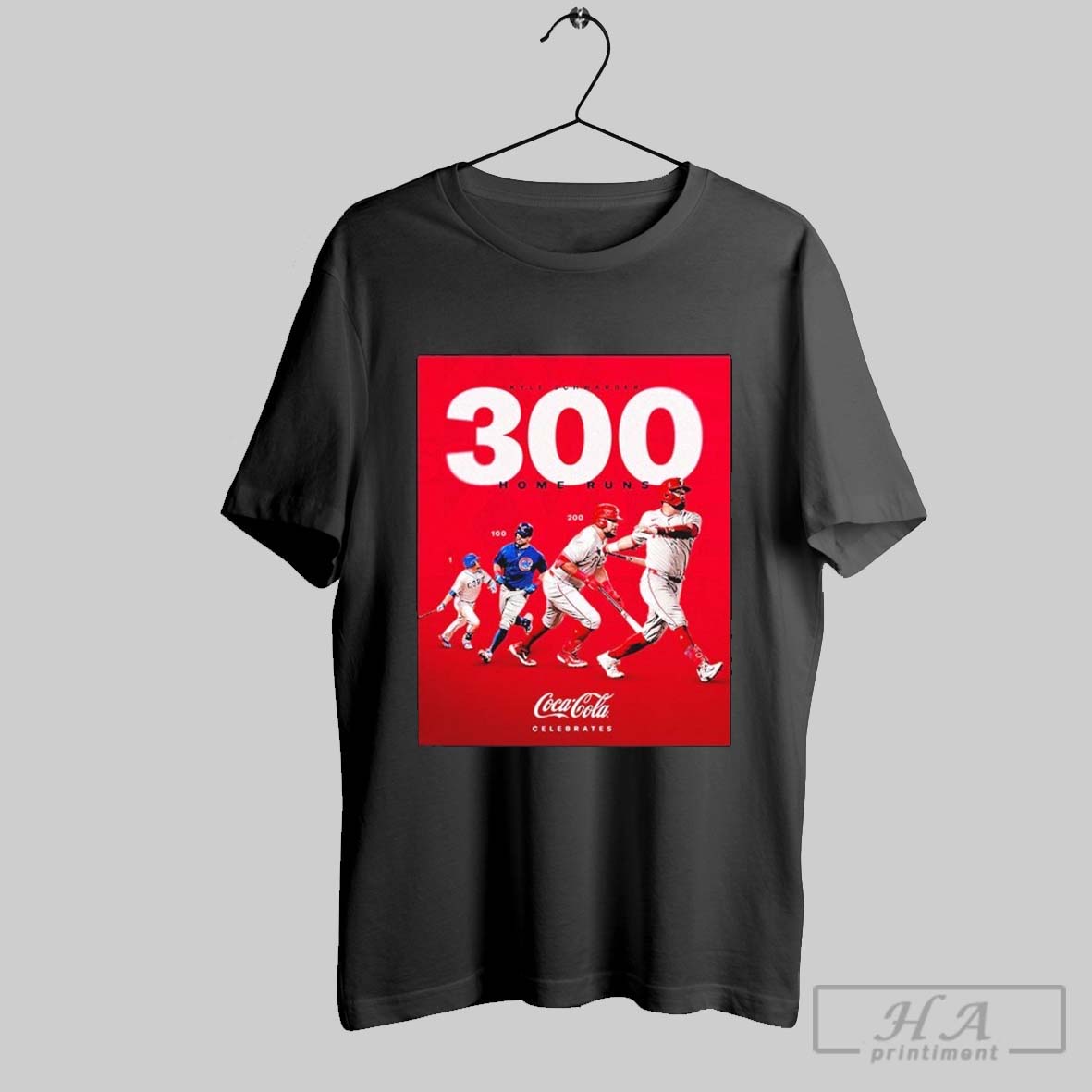 Kyle Schwarber Philadelphia Phillies Became The 163rd Mlb Player To Reach 300 Career Home Runs T Shirts