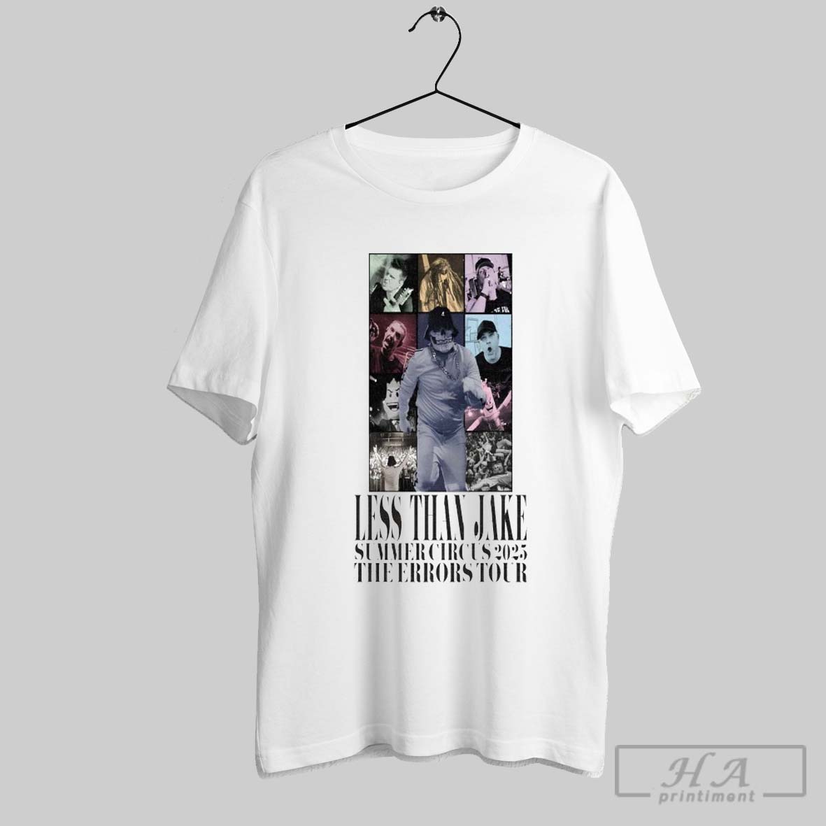 Less Than Jake Summer Circus 2025 The Errors Tour T Shirts