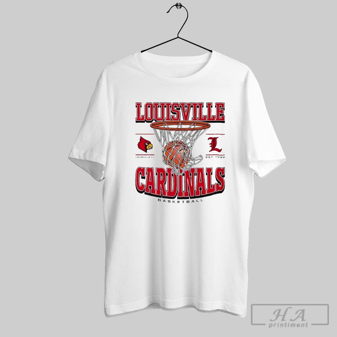 Louisville Cardinals Basketball Game Time Shirt