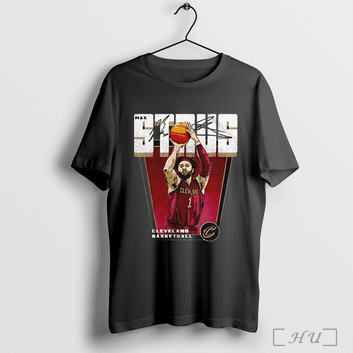 Max Strus Cleveland Cavaliers Basketball Player Premiere Signature T Shirt Sweatshirt