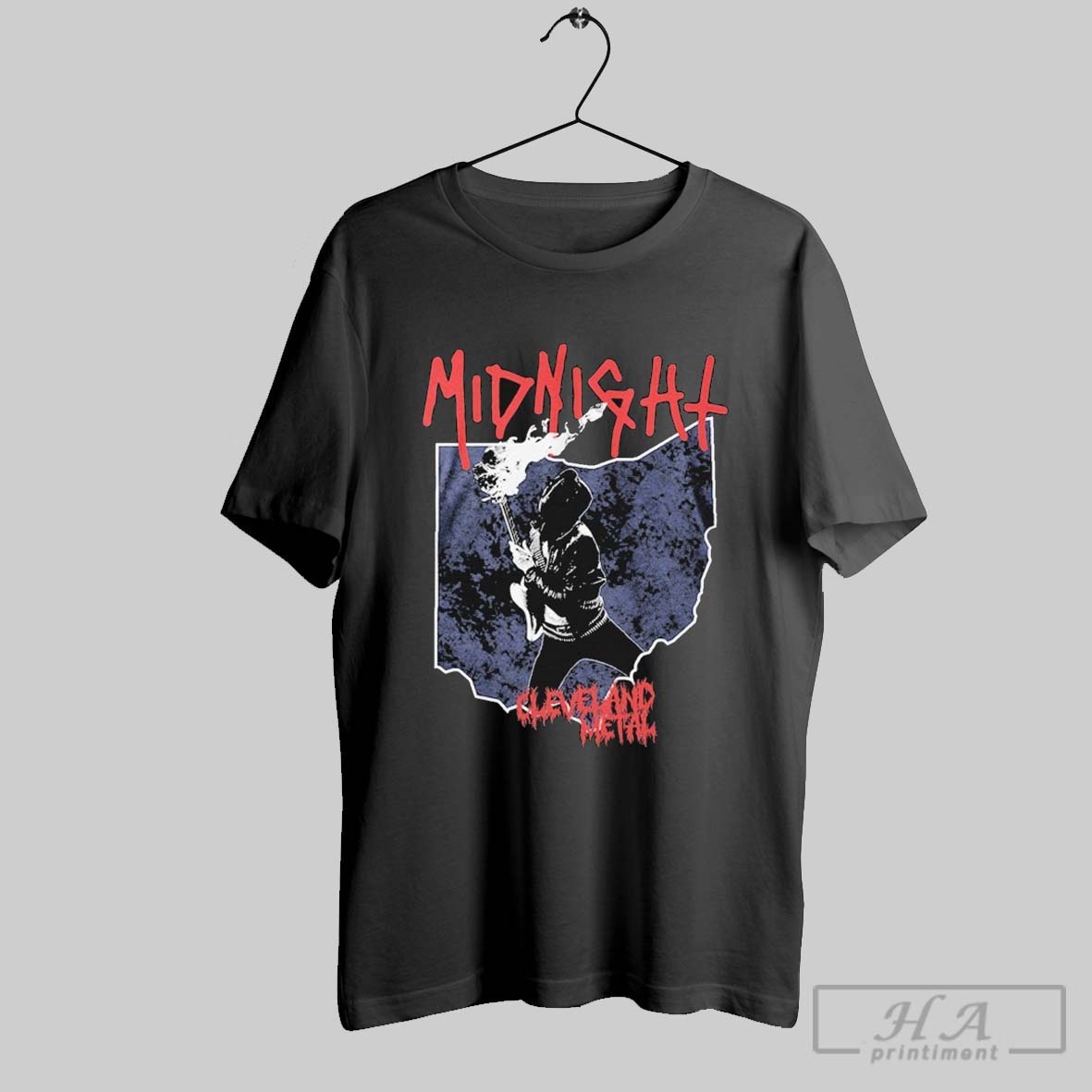 Midnight Cleveland Metal T Shirts
