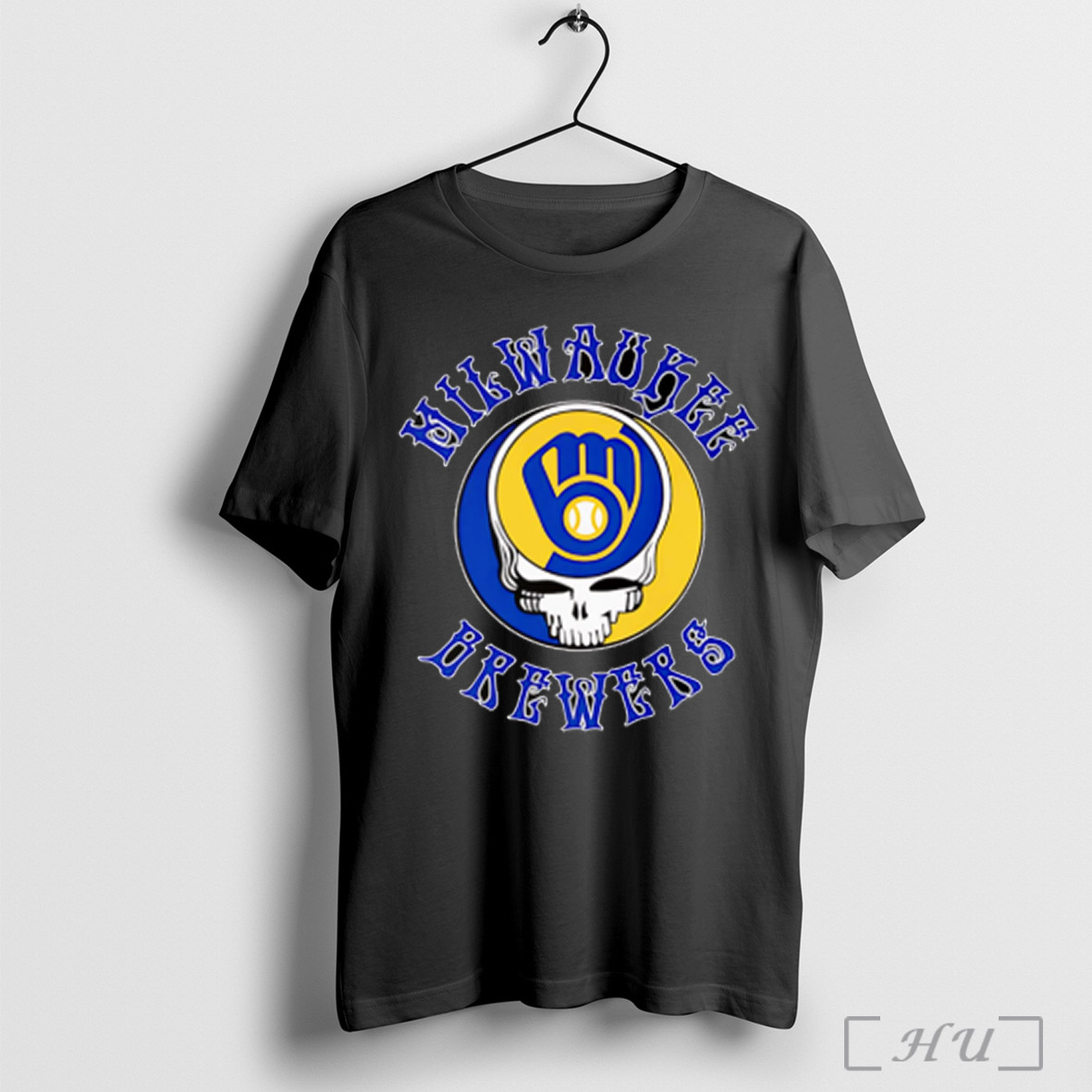 Milwaukee Brewers Grateful Dead T Shirt Sweatshirt