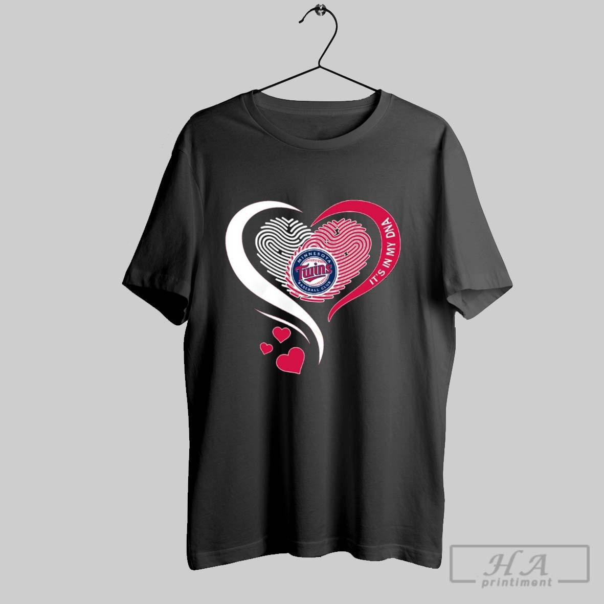 Minnesota Twins Its In My Dna Heart Shirt