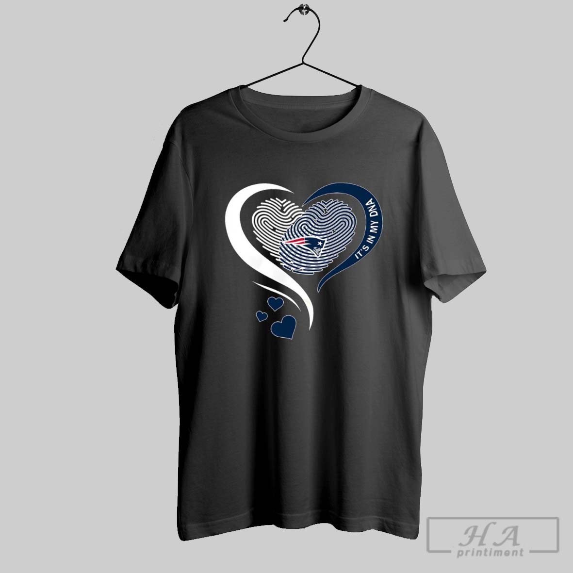 New England Patriots Its In My Dna Heart Shirt