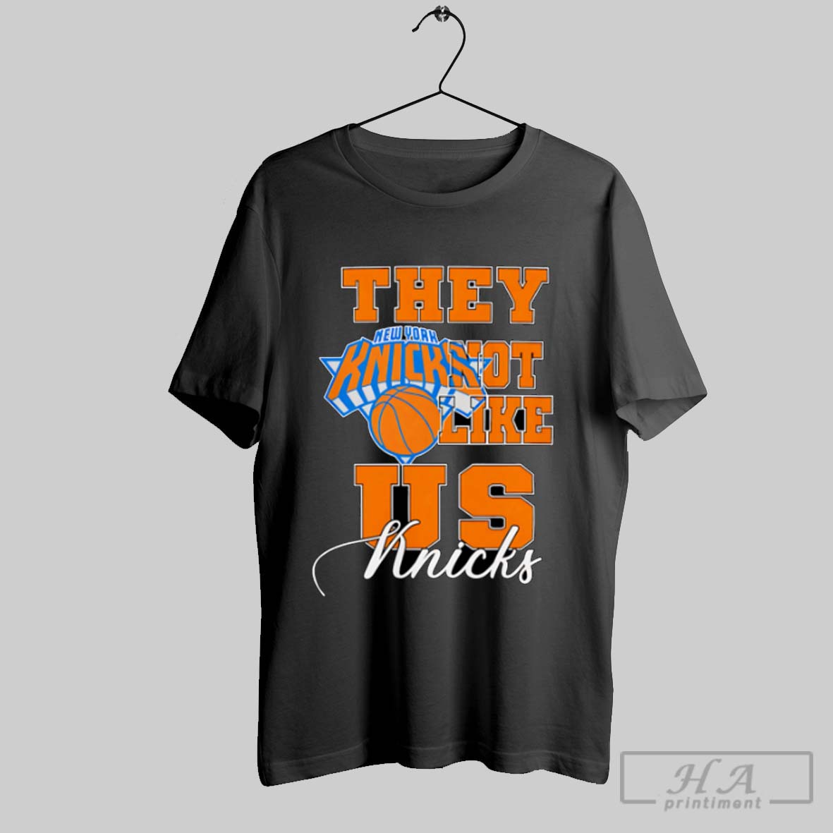 New York Knicks They Not Like Us Knicks Logo Shirt