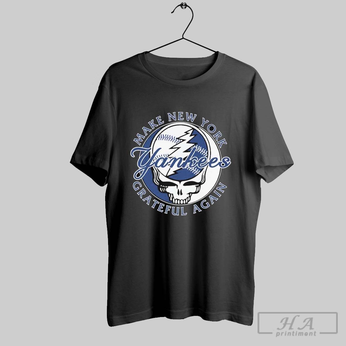 New York Yankees X Grateful Dead Make New York Grateful Again T Shirts