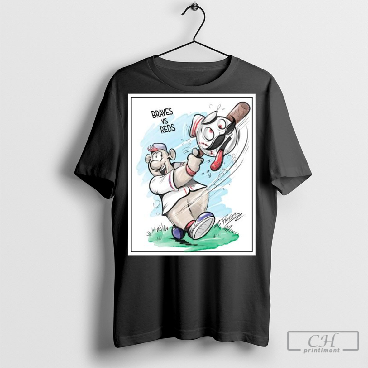Official Atlanta Braves Vs Cincinnati Reds Mlb May 5 2025 Patrick Carlson T Shirt
