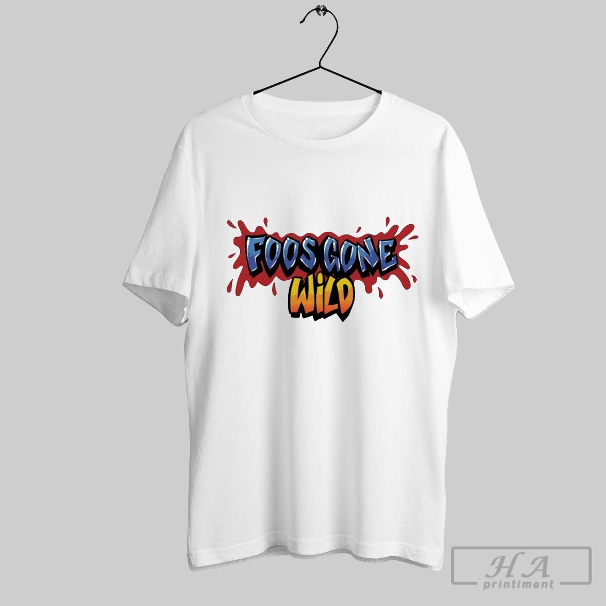 Official Foos Gone Wild Logo Splash Color T Shirts